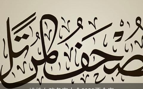 姚姓女孩名字大全2024两个字