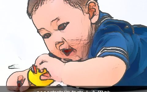 2024宝宝取名字大全男孩