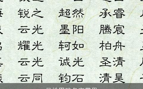 吴姓男孩名字带果