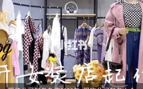 服装公司起名免费2023年 服饰公司起名大全
