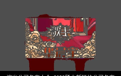 演出公司名字大全 2023稀少新颖的公司名字