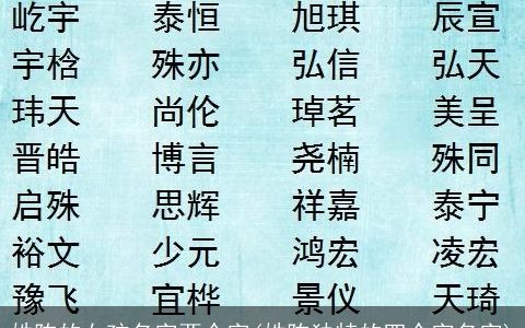姓陈的女孩名字两个字(姓陈独特的四个字名字)