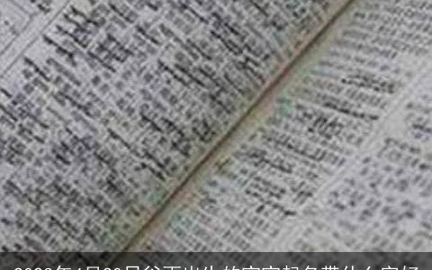 2024年4月20日谷雨出生的宝宝起名带什么字好