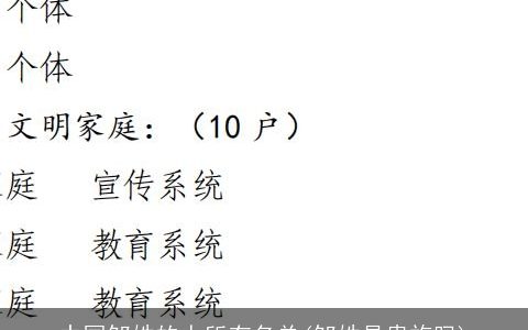 中国邹姓的人所有名单(邹姓是贵族吗)