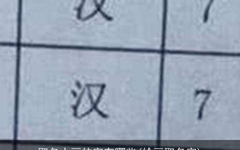 取名十画的字有哪些(给画取名字)