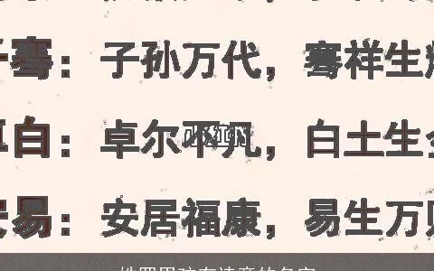 姓罗男孩有诗意的名字