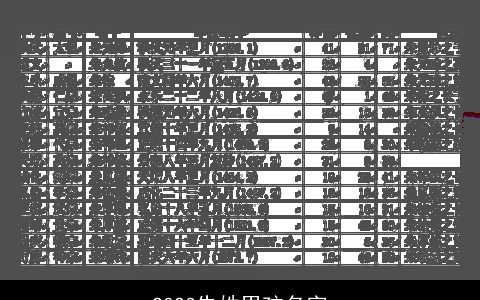 2024朱姓男孩名字