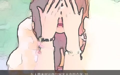 女人带来好运微信网名大全四个字 2023好听洋气的带字女微信网名名字挑选