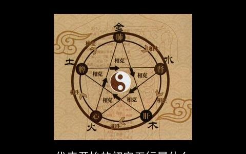 代表开始的初字五行属什么