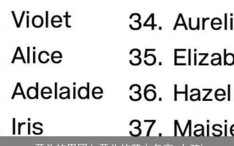 u开头的男团(y开头的英文名字 女孩)