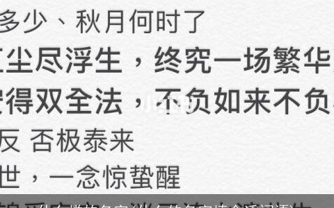 什么样的名字(什么的名字填合适词语)
