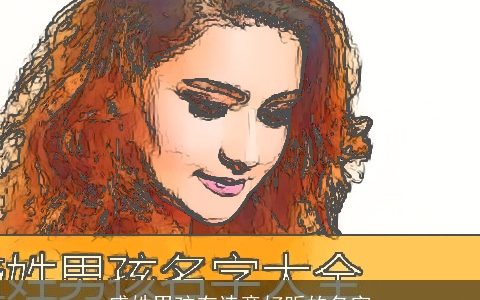 盛姓男孩有诗意好听的名字