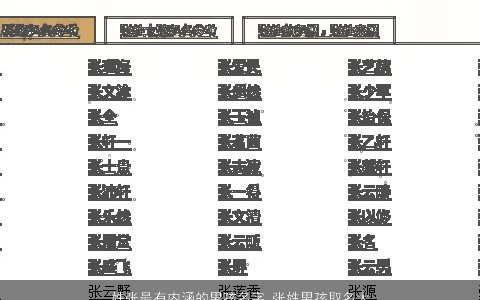 姓张最有内涵的男孩名字 张姓男孩取名大全简单好听 内涵简单好听的张姓男孩名字