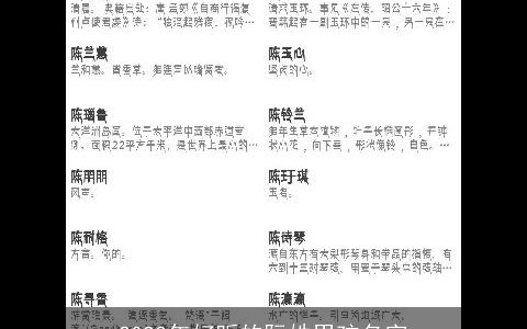 2023年好听的阮姓男孩名字