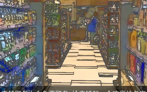 店铺取名大全免费取名 给店铺起一个响亮的名字