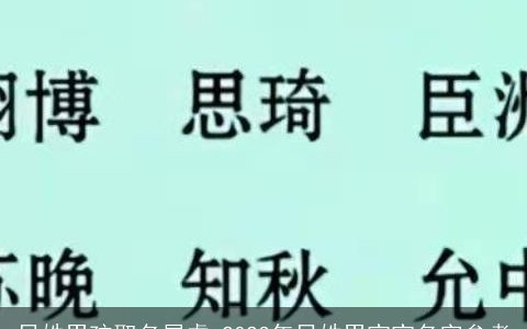 吕姓男孩取名属虎 2023年吕姓男宝宝名字参考