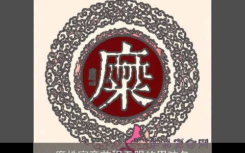 糜姓寓意前程无限的男孩名