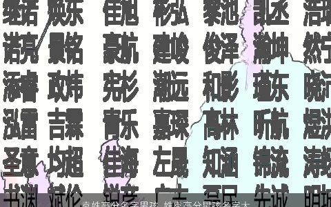 袁姓高分名字男孩_姓袁高分男孩名字大全 新颖有涵养的袁姓男孩名字大全推荐