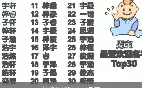 姓魏很好听的男名字