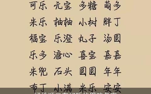 杨姓顺口有好听的男孩名字