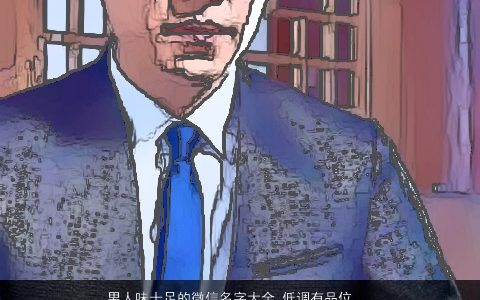 男人味十足的微信名字大全 低调有品位  取名网 有涵养帅气的男微信名字大全筛选