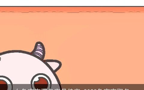 女兔宝宝取名字最佳字 2023兔宝宝取名