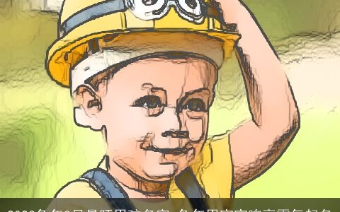 2024龙年8月最旺男孩名字 龙年男宝宝响亮霸气起名