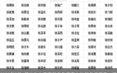 2023年5月4日出生女宝宝起名兔宝宝女孩起名忌用字一览