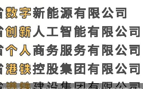 高端顺口公司名字大全 高端顺口公司名字四个字
