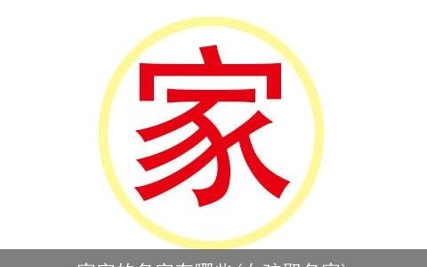 家字的名字有哪些(女孩取名家)