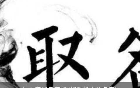 什么字取名字好(好听稀少的名字)