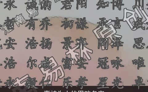 喜神为土的男孩名字