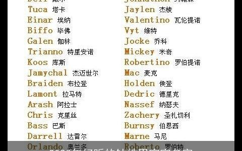 2023年好听的钟姓男宝宝名字