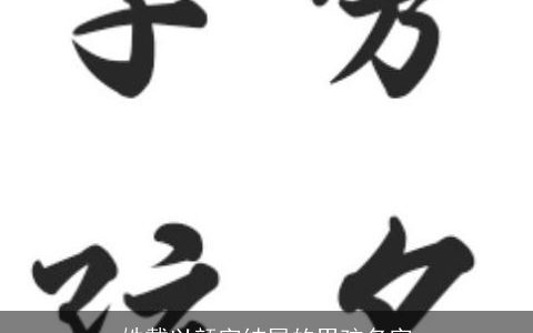 姓戴以颜字结尾的男孩名字