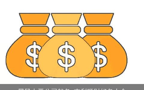 属龙人开公司起名 吉利旺财好名大全