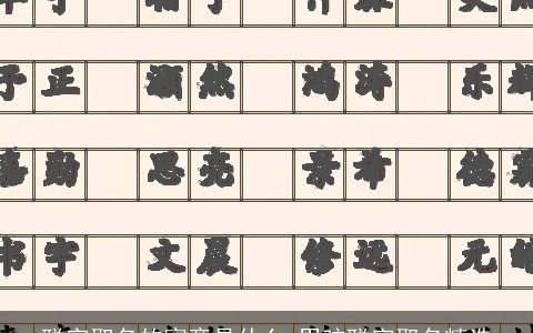 聪字取名的寓意是什么 男孩聪字取名精选