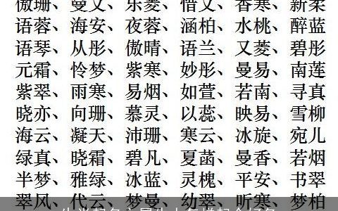 生肖起名之属牛人怎样起个好名