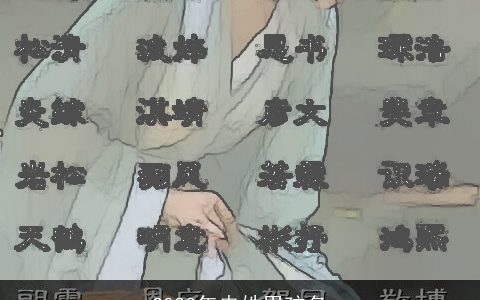 2023年冉姓男孩名