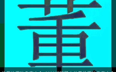 姓董的男孩名字大全 2024好听稀少的董姓男孩名字大全