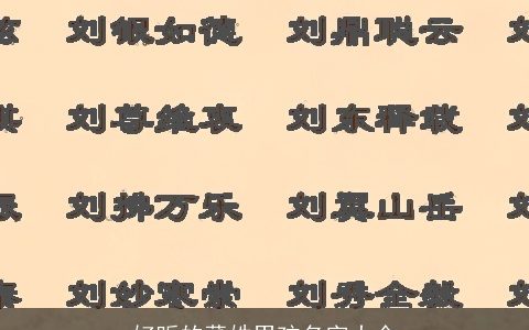 好听的董姓男孩名字大全