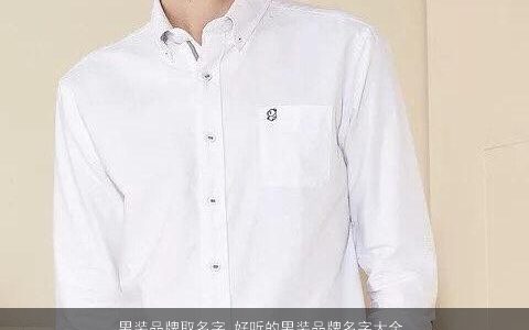 男装品牌取名字 好听的男装品牌名字大全 2023有涵养好听的男品牌男品牌名字大全