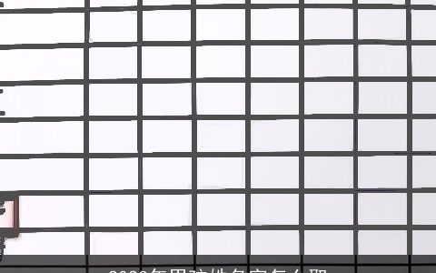 2023年男孩姓名字怎么取