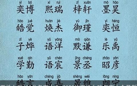 王姓女孩100分名字大全 2023的王姓女孩名字大全最新