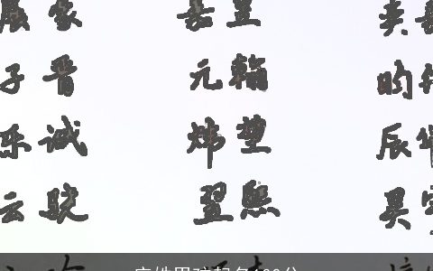 应姓男孩起名100分