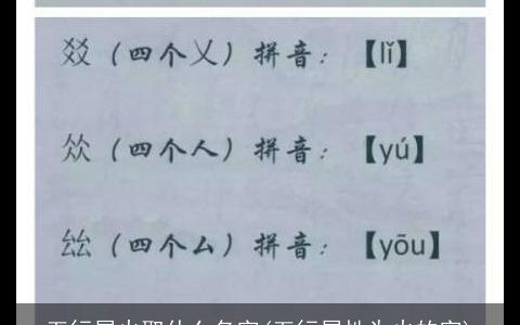 五行属火取什么名字(五行属性为火的字)