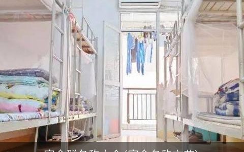 宿舍群名称大全(宿舍名称文艺)