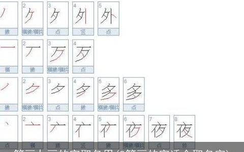 笔画九画的字取名用(8笔画的字适合取名字)
