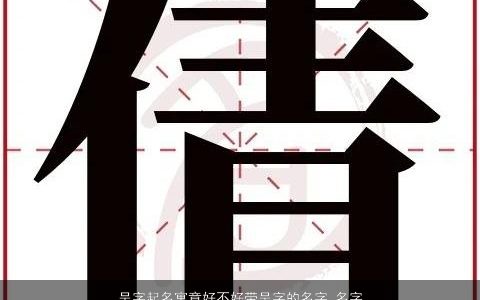 呈字起名寓意好不好带呈字的名字_名字大全 2023霸气寓意的带字宝宝名字