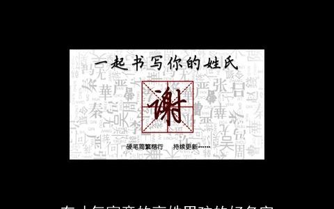 有才气寓意的高姓男孩的好名字