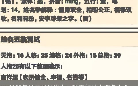 2023年10月16日出生男孩五行缺火取名大全